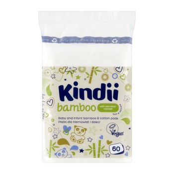 Kindii Bamboo, płatki dla dzieci, 60 szt.