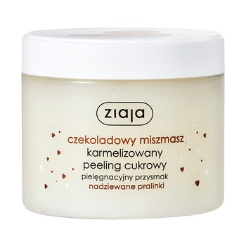 Ziaja Pielęgnacyjne przysmaki czekoladowy miszmasz, peeling cukrowy, 300 ml