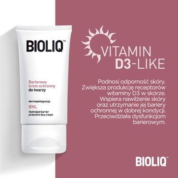 Bioliq BHL, barierowy krem ochronny do twarzy, 50 ml