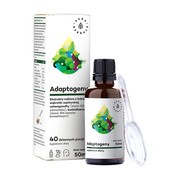 Aura Herbals, Adaptogeny naturalne ekstrakty roślinne, płyn, 50 ml