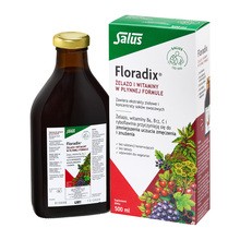 Floradix, płyn żelazo i witaminy, 500 ml