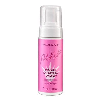 Aloesove Pink, pianka myjąca do twarzy, 150 ml