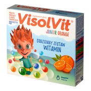 Visolvit Junior Orange, granulat w saszetkach, musujący, 10 szt. https://azcdn.doz.pl/image/d/product/cf6f9e91-scale-180x180.png