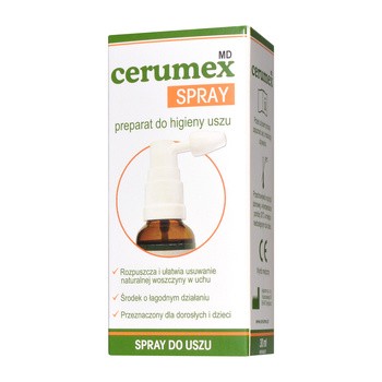 Cerumex, spray do higieny uszu, 30 ml