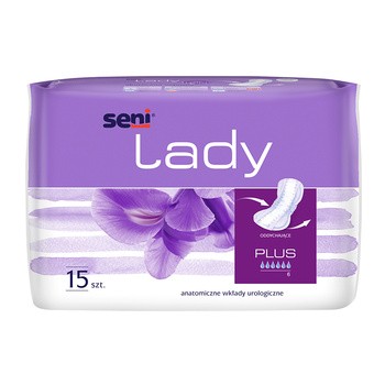Seni Lady Plus, wkładki urologiczne (Import równoległy, Pharmapoint), 15 szt.