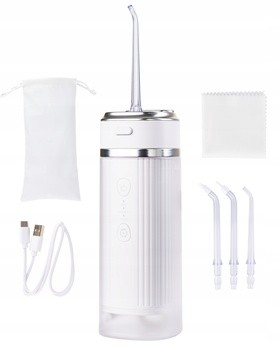 Zent Stream+, bezprzewodowy irygator do zębów, biały, 1 szt.