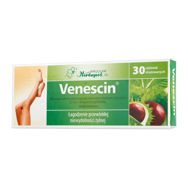 Venescin drażetki 30 szt [Venescin]