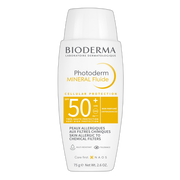 Bioderma Photoderm Mineral Fluide SPF50+, dla skóry wrażliwej i alergicznej, 75 g