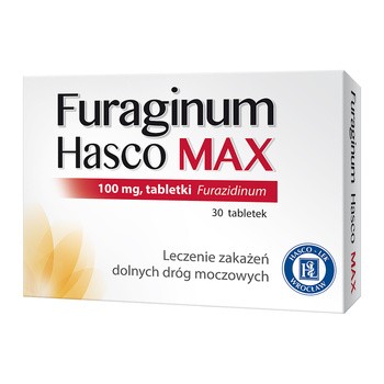 Furaginum Hasco MAX, 100 mg, tabletki, 30 szt.