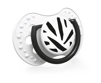 Canpol Lovi Salt&Pepper, smoczek uspokajający silikonowy, dynamiczny 3-6 m, 2 szt.