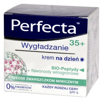 Dax Perfecta, Wygładzenie 35+, krem, na dzień, przeciw zmarszczkom mimicznym, 50 ml