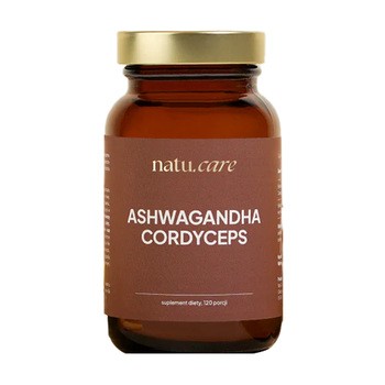 Natu Care Ashwagandha & Cordyceps, proszek, 60 g