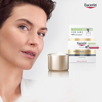 Eucerin Hyaluron-Filler + Elasticity, krem na noc, refill, 50 ml