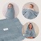 Lionelo Muslin Blanket, niemowlęcy kocyk muślinowy, Stone Blue, 1 szt.