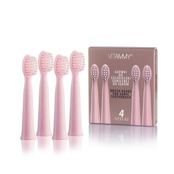Vitammy Harmony, końcówki do szczoteczki, pink, 4 szt.