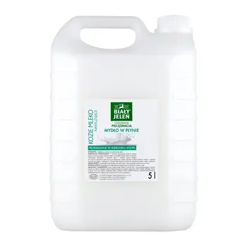Biały Jeleń Kozie Mleko, mydło w płynie, 5000 ml