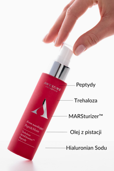 Awesome Cosmetics Pepti & Moist, krem nawilżający do twarzy, 50 ml