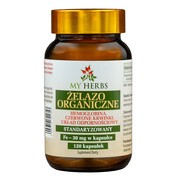 My Herbs Żelazo organiczne, kapsułki, 120 szt. https://azcdn.doz.pl/image/d/product/194105ce-scale-180x180.png