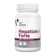 Vet Expert Hepatiale Forte small breed & cats, preparat wspomagający funkcje wątroby dla psów małych ras i kotów, kapsułki, 40 szt. https://azcdn.doz.pl/image/d/product/29654c8e-scale-180x180.png