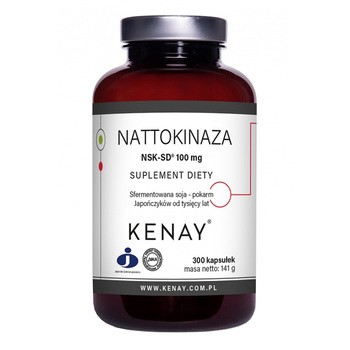 KENAY Nattokinaza 100 mg NSK-SD, kapsułki, 300 szt.