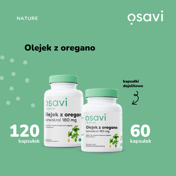 Osavi Olejek z oregano, kapsułki miękkie, 120 szt.