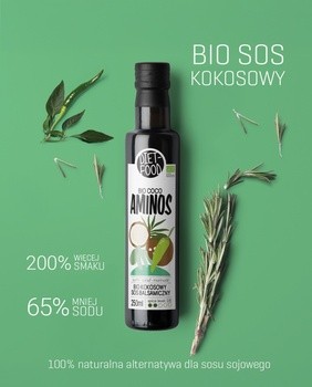 Diet-Food, Bio Coco Aminos, bio kokosowy sos balsamiczny, 250 ml