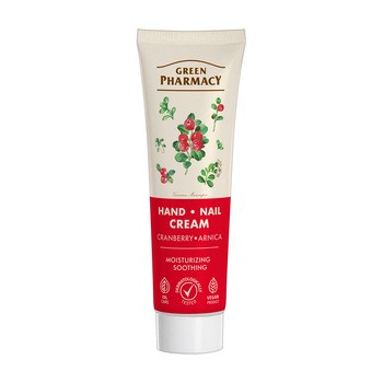 Green Pharmacy, krem do rąk i paznokci, żurawina i arnika, 100 ml