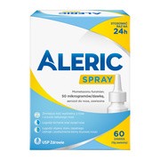 Aleric Spray 60 dawek, spray do nosa, na katar alergiczny u dorosłych