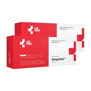 Zestaw 2x Strep Alert, test angina + szkarlatyna