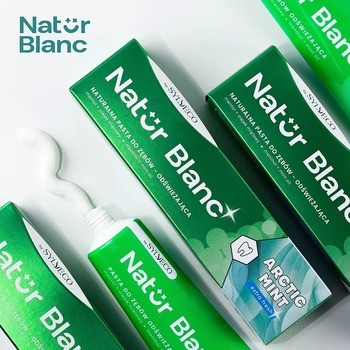 Sylveco Natur Blanc Arctic Mint, pasta do zębów odświeżająca, 100 ml
