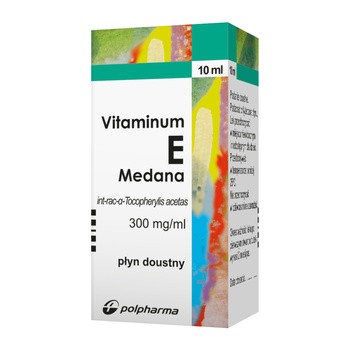 Vitaminum E, (300 mg / ml), krople, 10 ml (Medana)