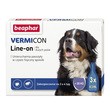 Beaphar Vermicon Line-on dla dużych psów, 3 pipety kropli przeciwpchłowych dla psów x 4 ml