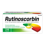 Rutinoscorbin, tabletki powlekane, 210 szt.