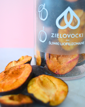 Zielonova Zielovocki, śliwki liofilizowane, 55 g