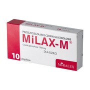 Milax-M, czopki glicerolowe dla dzieci, 1500 mg, 10 szt. https://azcdn.doz.pl/image/d/product/48f3e674-scale-180x180.png