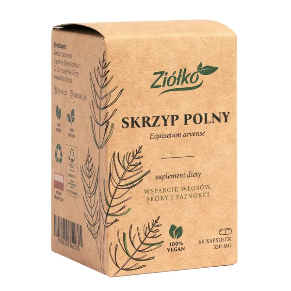 Skrzyp polny 640 mg 60 kapsułek [Ziółko] - Ziółko