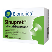 Sinupret, tabletki drażowane, 50 szt.