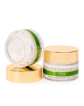 Dermika Vitamina P Plus, hipoalergiczny krem przeciwzmarszczkowy pótłusty, 50 ml