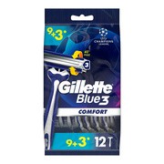 alt Gillette Blue3 Comfort, maszynka jednorazowa dla mężczyzn, 12 szt.