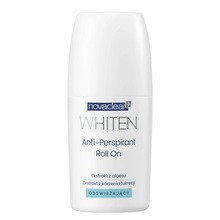 Novaclear Whiten, antyperspirant, roll-on, odświeżający, 50 ml