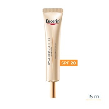 Eucerin Hyaluron Filler + Elasticity, krem pod oczy, SPF 20, 15 ml