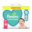 Pampers Active Baby 4+ (10−15 kg), pieluszki jednorazowe, 70 szt.