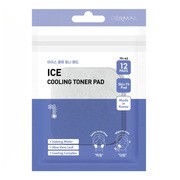 Dermal Ice Cooling Toner Pad, chłodzące płatki tonizujące do twarzy, 12 szt.