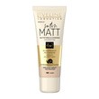 Eveline Cosmetics Satin Matt, matująco-kryjący podkład do twarzy nr 101 w kolorze Ivory, 30 ml