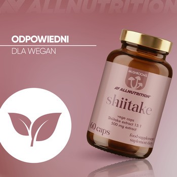 Allnutrition Mushrooms Shiitake, kapsułki, 60 szt.