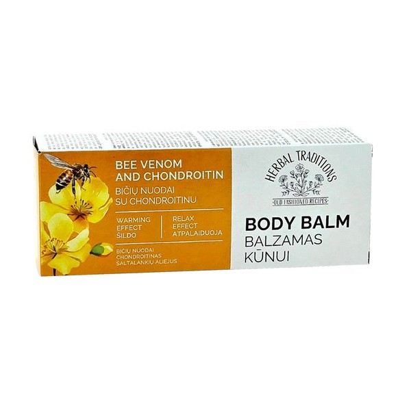 Herbal Traditions Herbal Traditions, Balsam do ciała, Jad pszczeli z chondroityną, 75 ml — Inhaltsstoffe und Bewertung