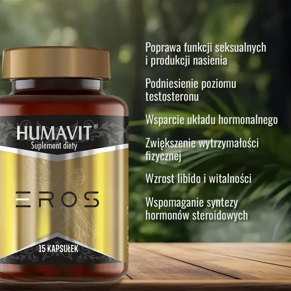 Комплекс для мужчин Humavit Eros, потенция и жизненный тонус, 15 капсул — фото 2