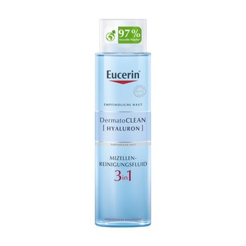 Eucerin Dermatoclean [Hyaluron], płyn micelarny 3w1, do skóry wrażliwej, 400 ml