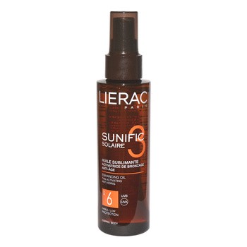 Lierac Sunific 3, olejek suchy, SPF 6, 125 ml