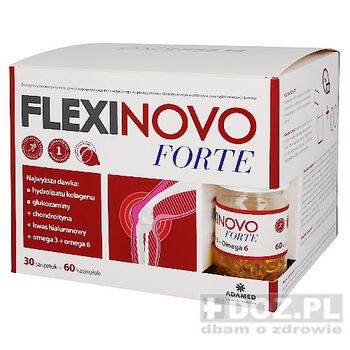 Flexinovo Forte, proszek + kapsułki, 30 saszetek + 60 szt